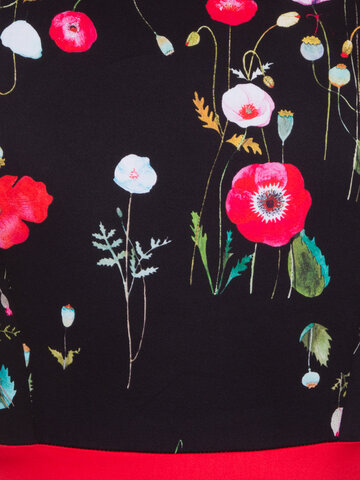 Suchen Sie ein originelles und außergewöhliches Geschenk? überrascht den Beschenkten sicher Vintage Pin Up Kleid Klatschmohn